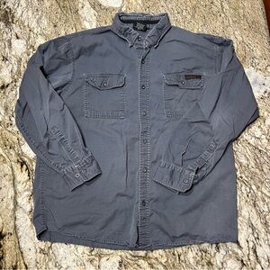 Harley-Davidson Gray Casual Button Down Shirt